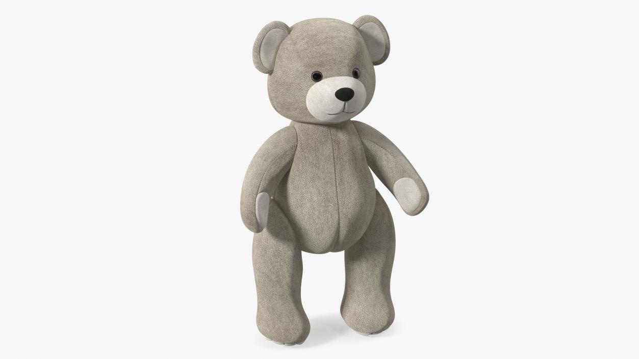 3D Teddy Bear Light Color Rigged for Cinema 4D model