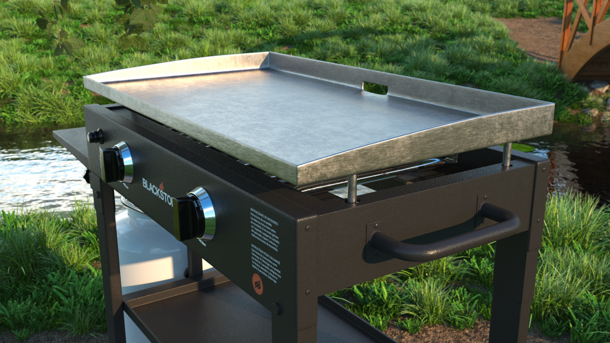 Blackstone 28 Inch Outdoor Flat Top Gas Griddle 3D