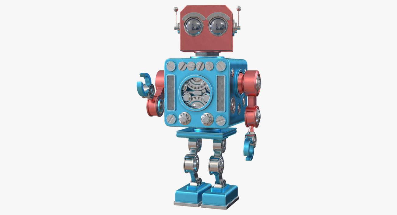 3D model Retro Robot Toy