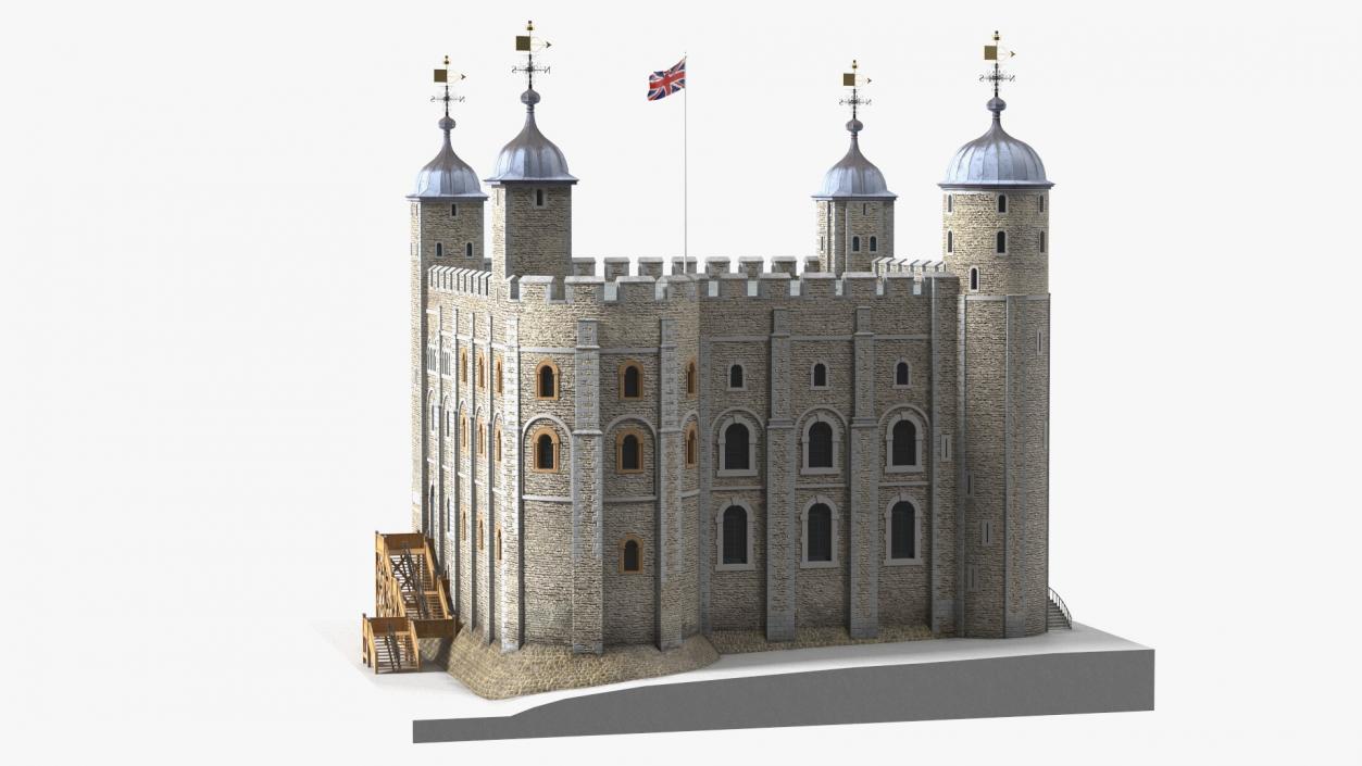 3D White Tower of London