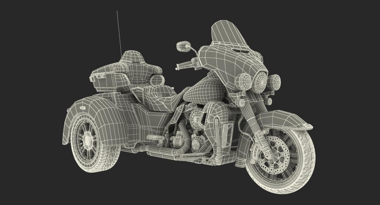 Rigged Motorcycles Collection 3D model