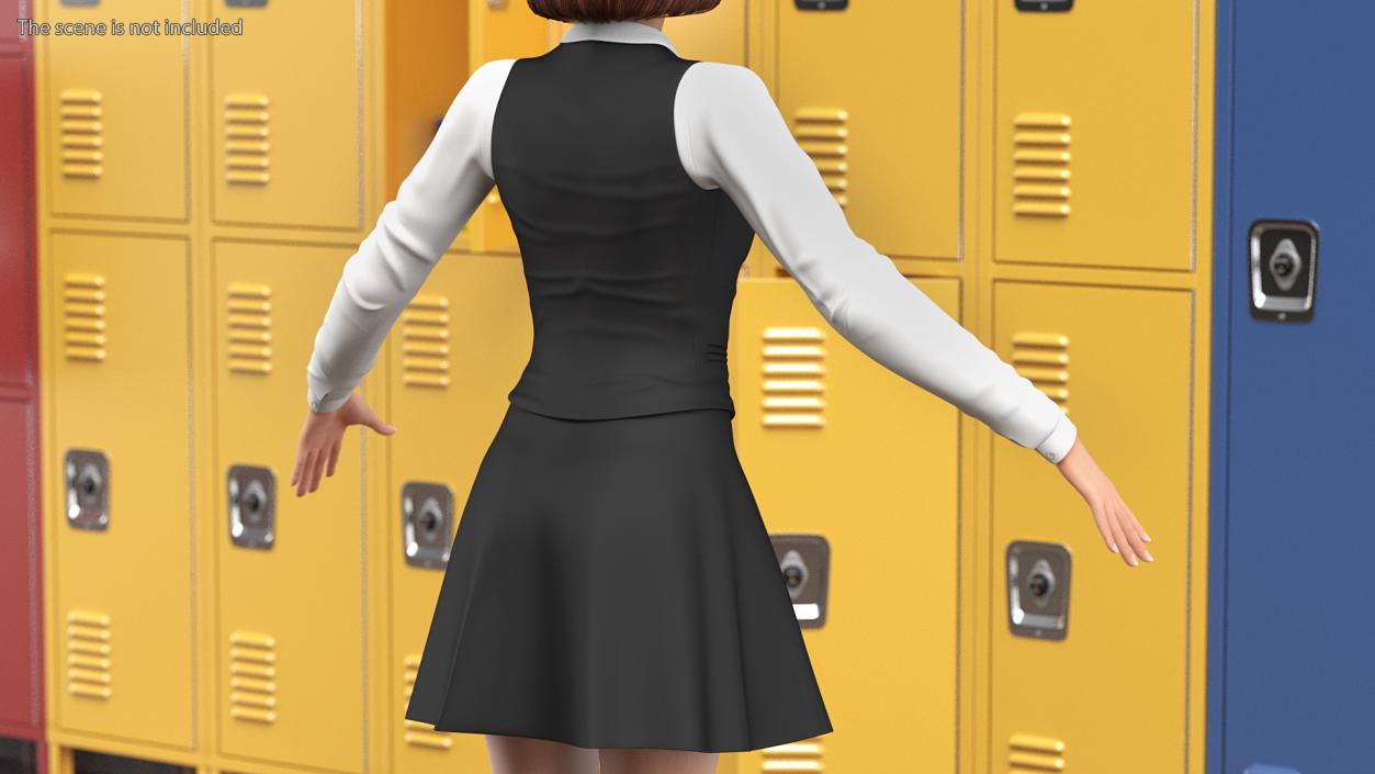 3D School Outfit model