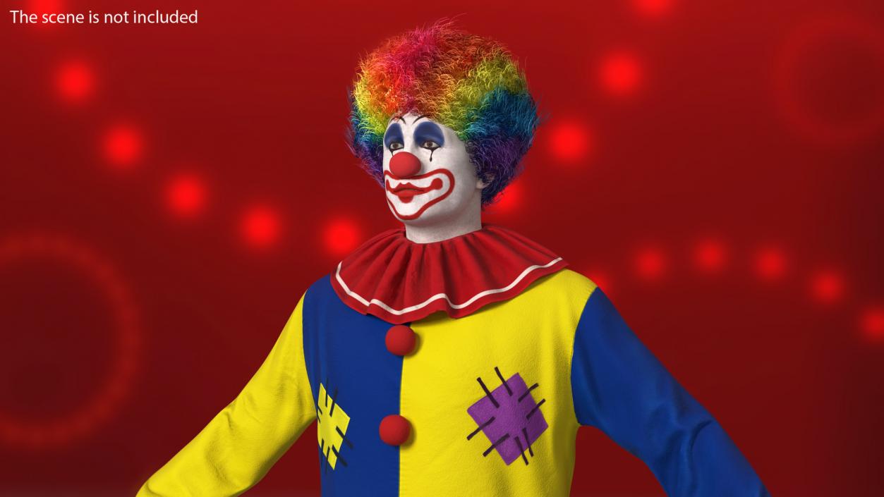 3D model Boys Clown Suit
