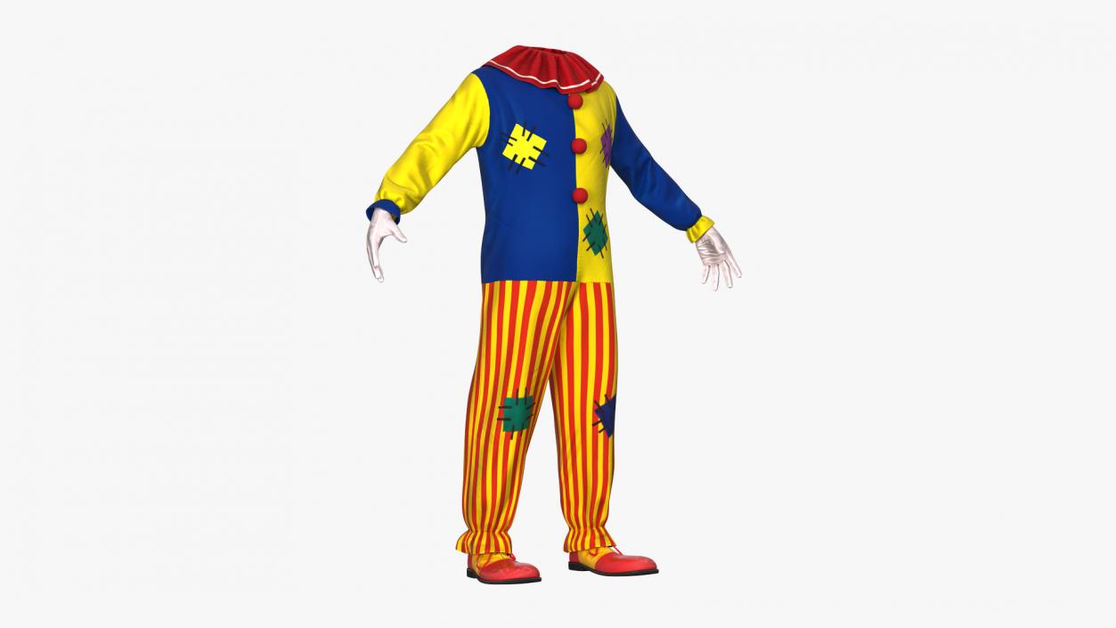3D model Boys Clown Suit