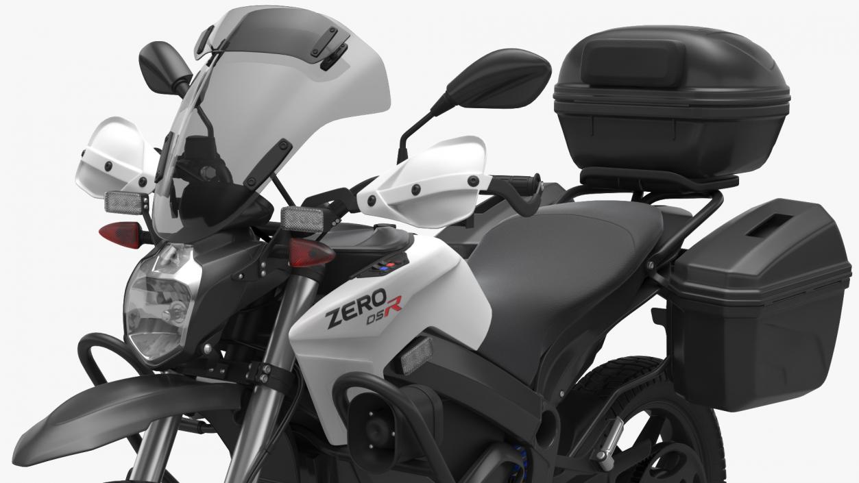 3D Zero DSRP Electric Police Motorcycle Rigged model