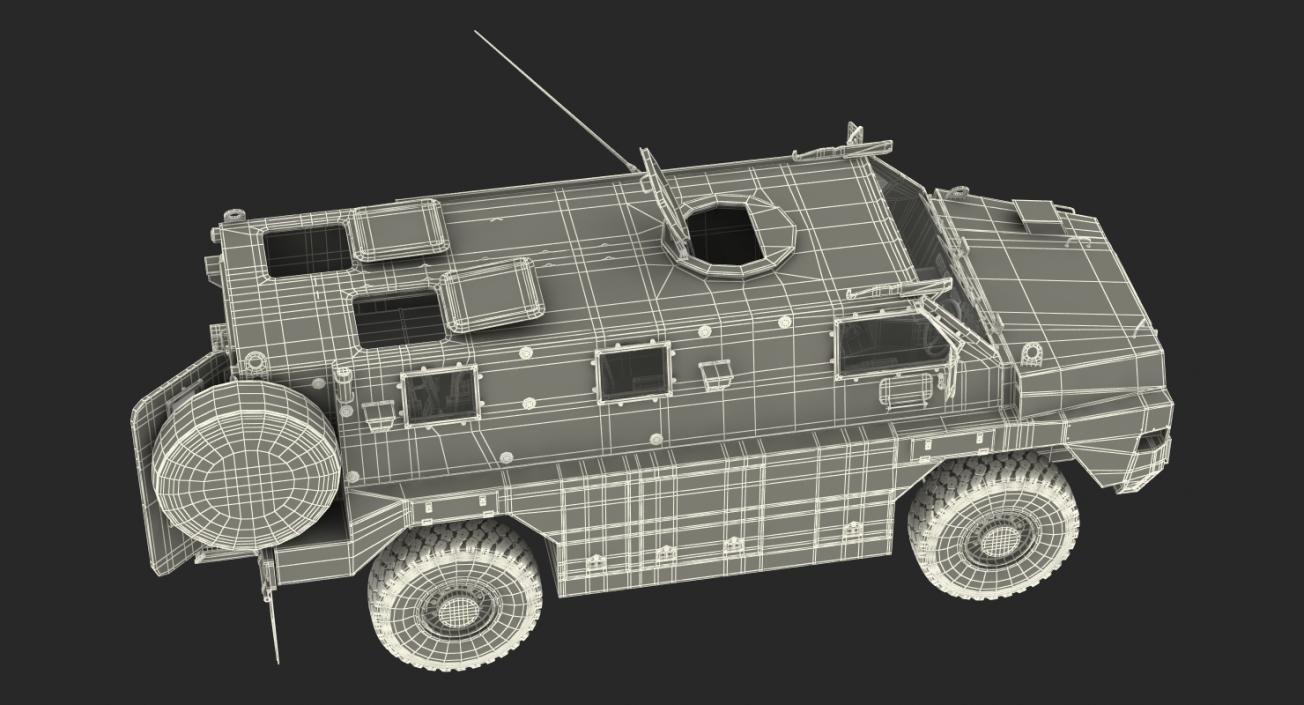 3D model Bushmaster 4x4 Camo Medic