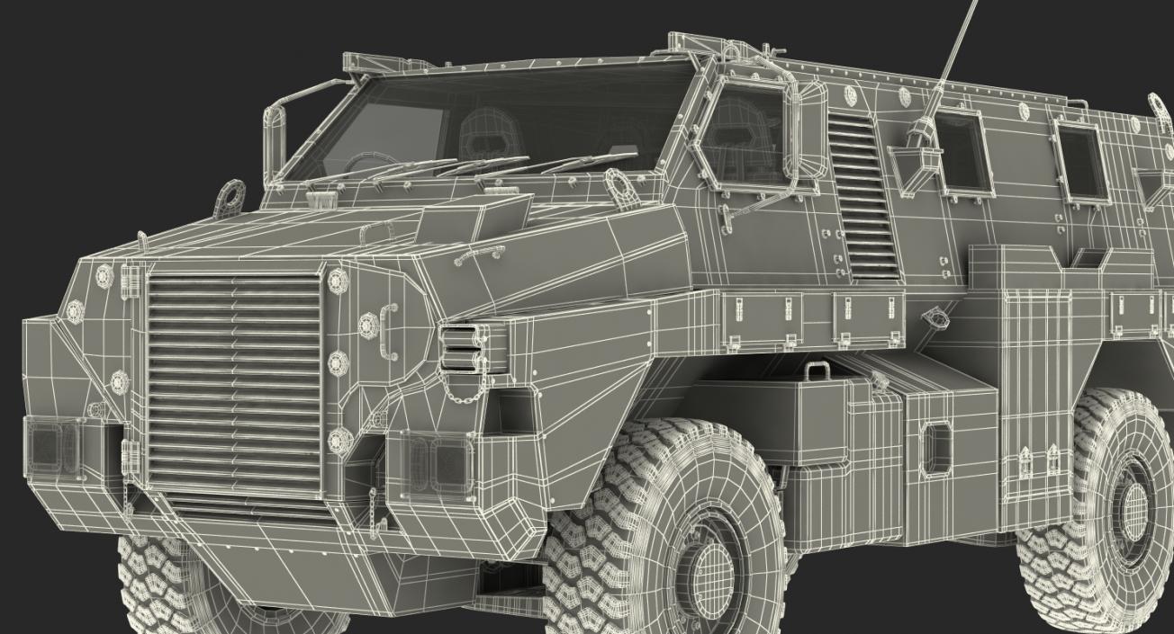 3D model Bushmaster 4x4 Camo Medic