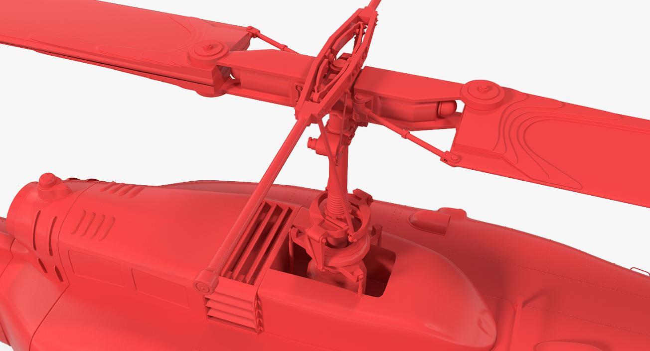 3D Military Utility Helicopter Bell UH-1 Iroquois