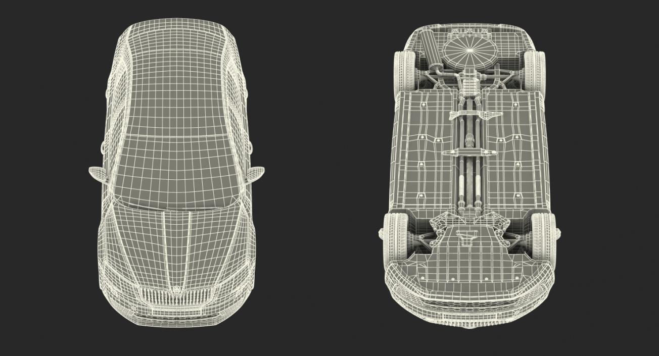 Skoda Octavia 2016 Simple Interior 3D model