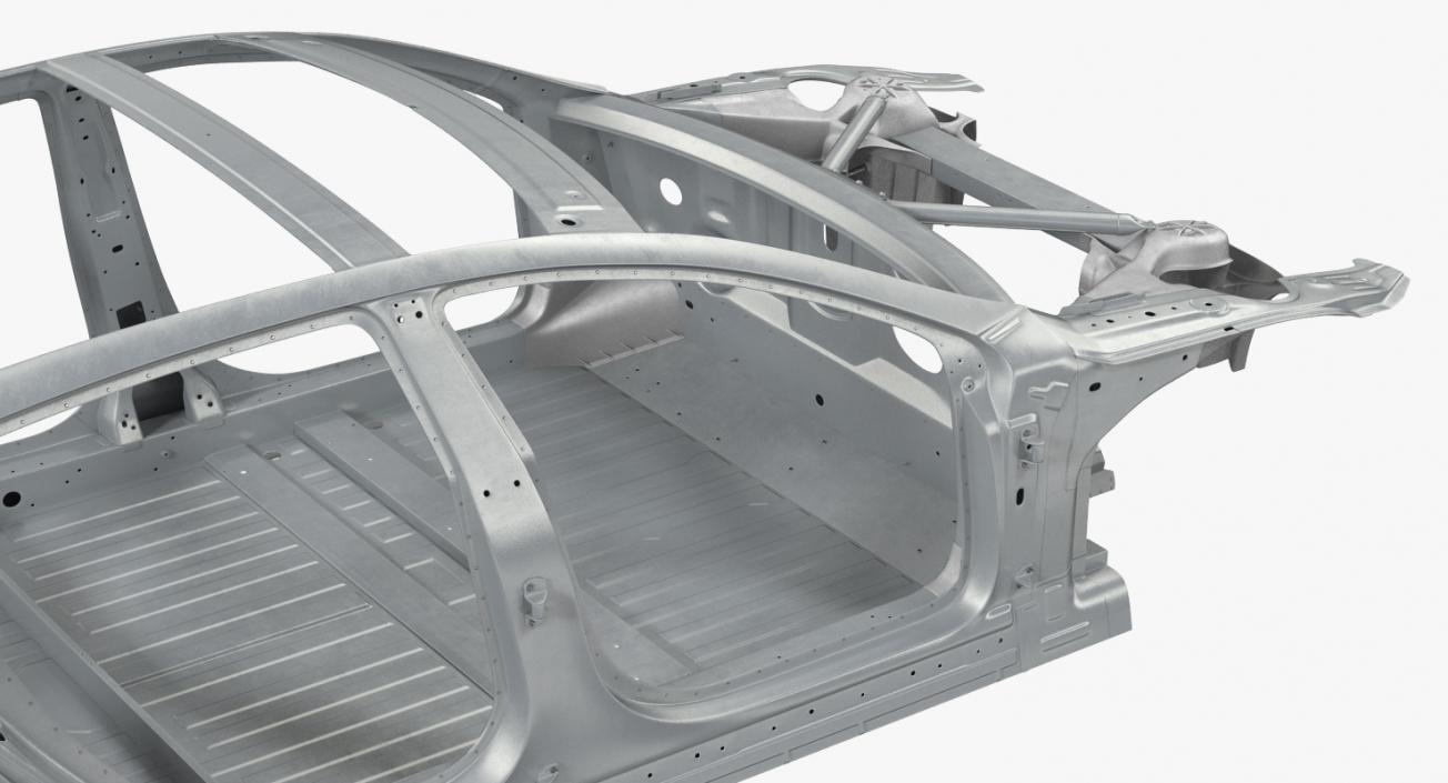 3D Tesla Model S Frame 3