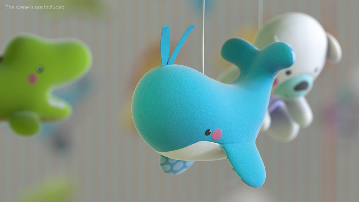 Baby Plastic Animal Toys 3D model