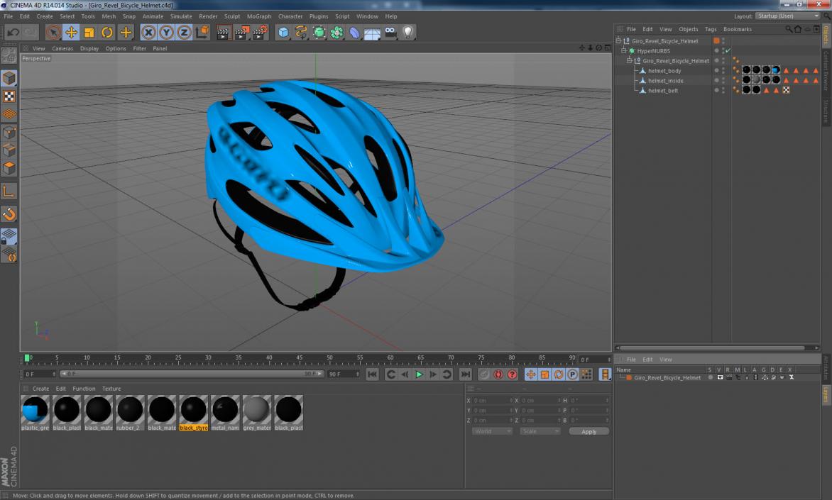 3D model Giro Revel Bicycle Helmet