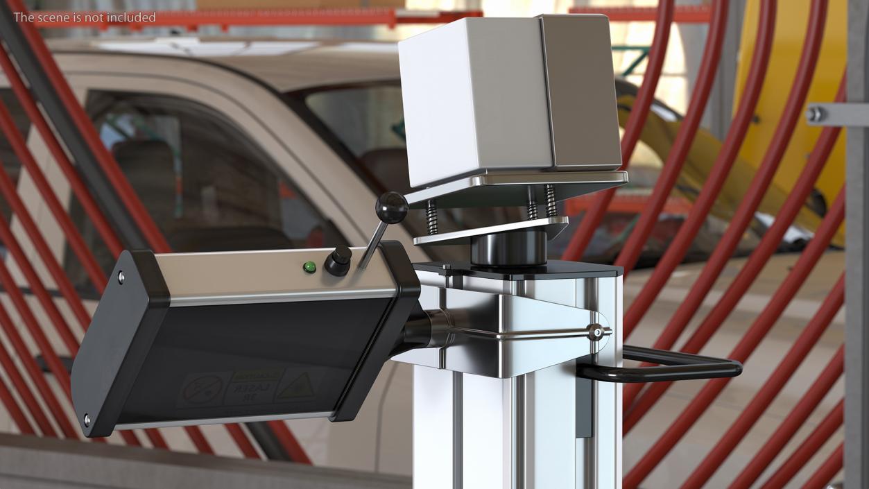 3D Vehicle Headlight Beam Tester Rigged