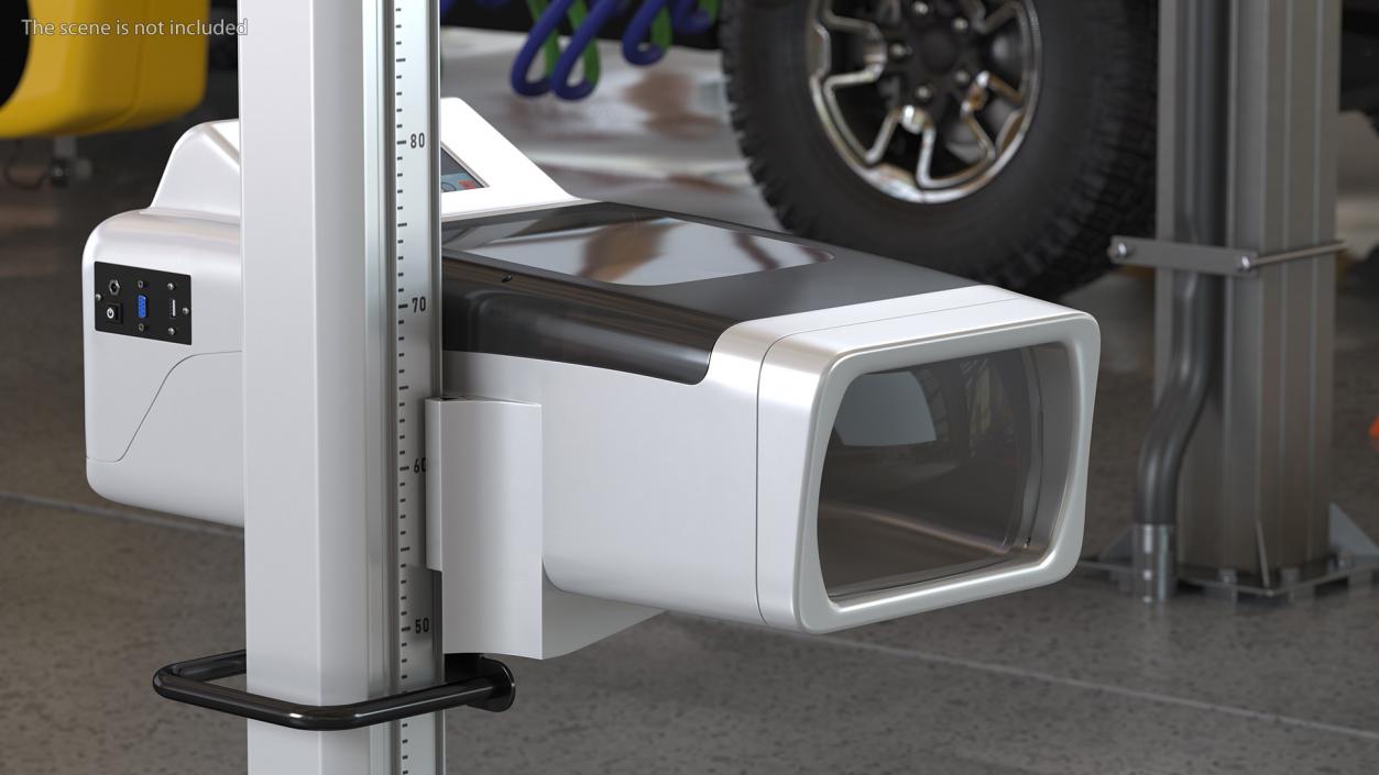 3D Vehicle Headlight Beam Tester Rigged