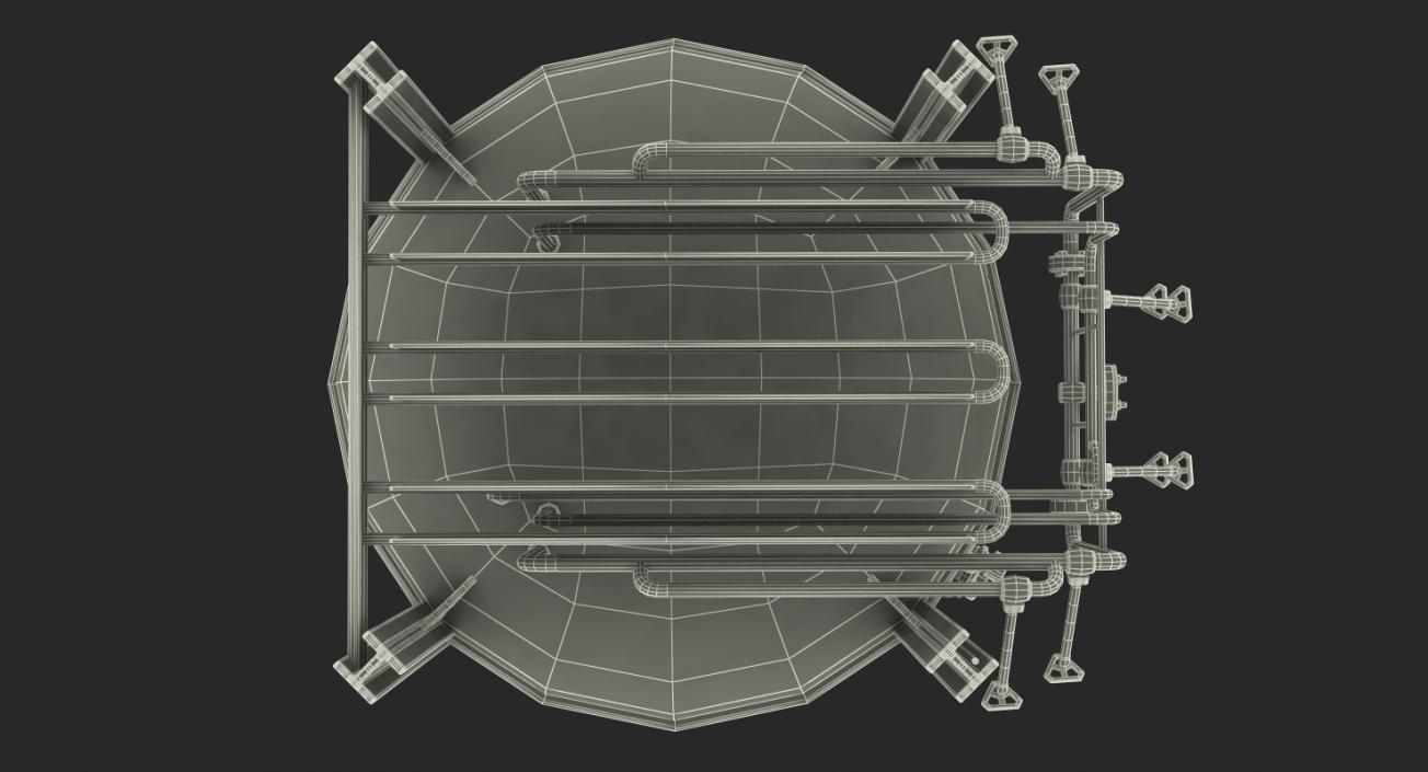 3D model LNG Storage Tank Vertical