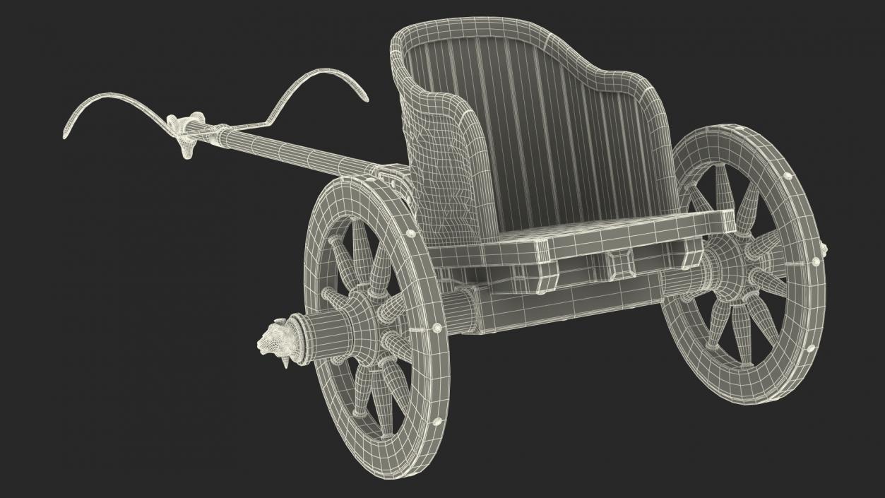 3D Roman Chariot model