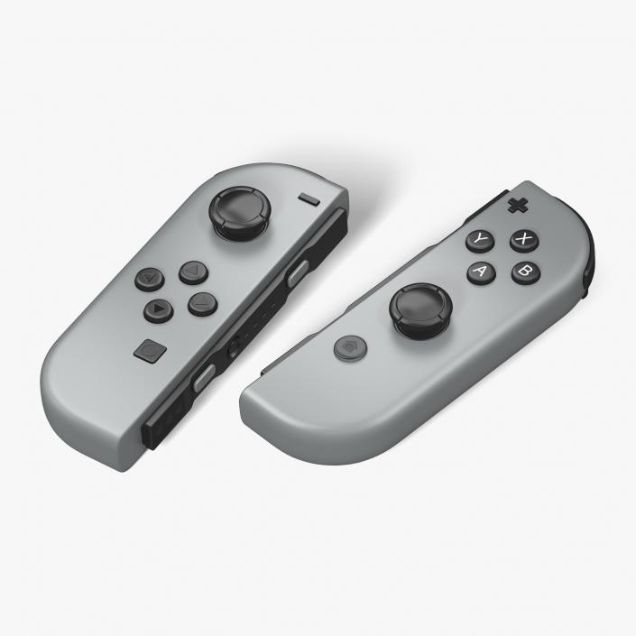 3D model Nintendo Switch Joy Con Controllers