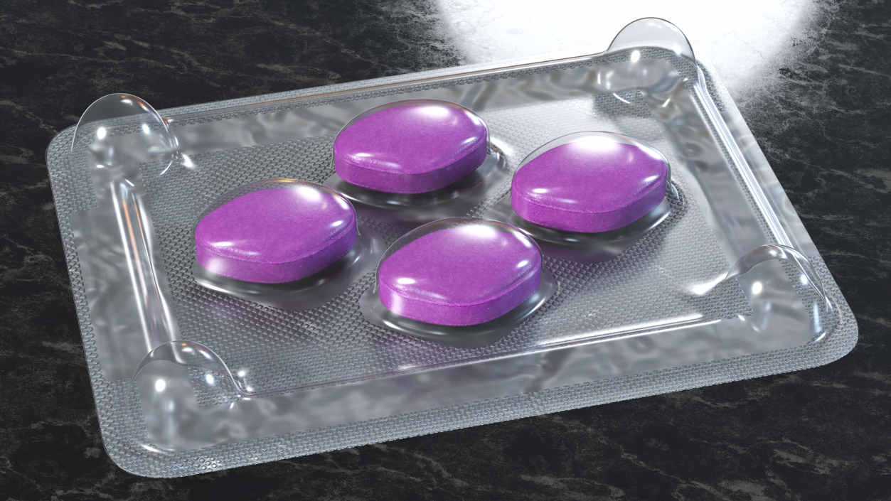 Pill Blister Pack Full 3D