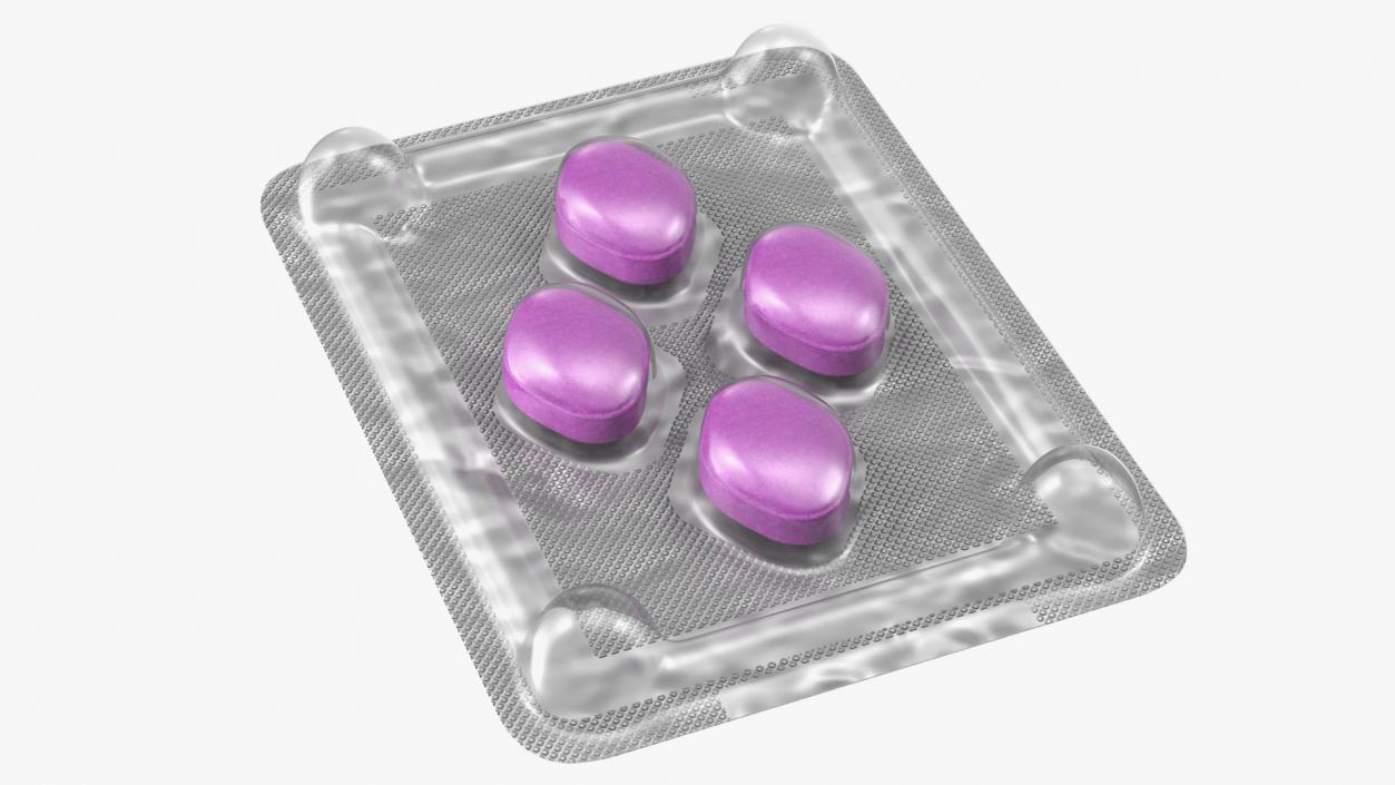 Pill Blister Pack Full 3D