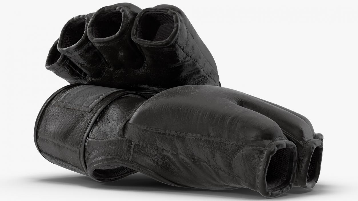 3D model Leather Fight Gloves