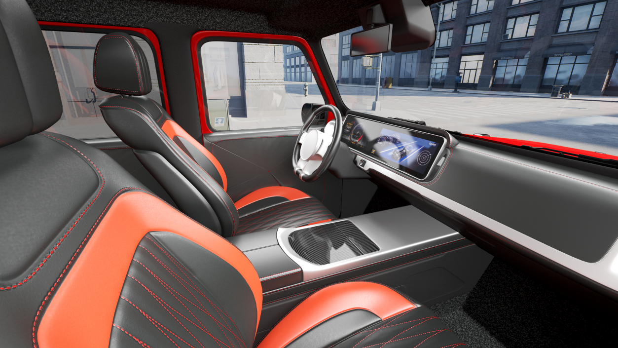 Mercedes-Benz G63 AMG 2019 Simple Interior 3D