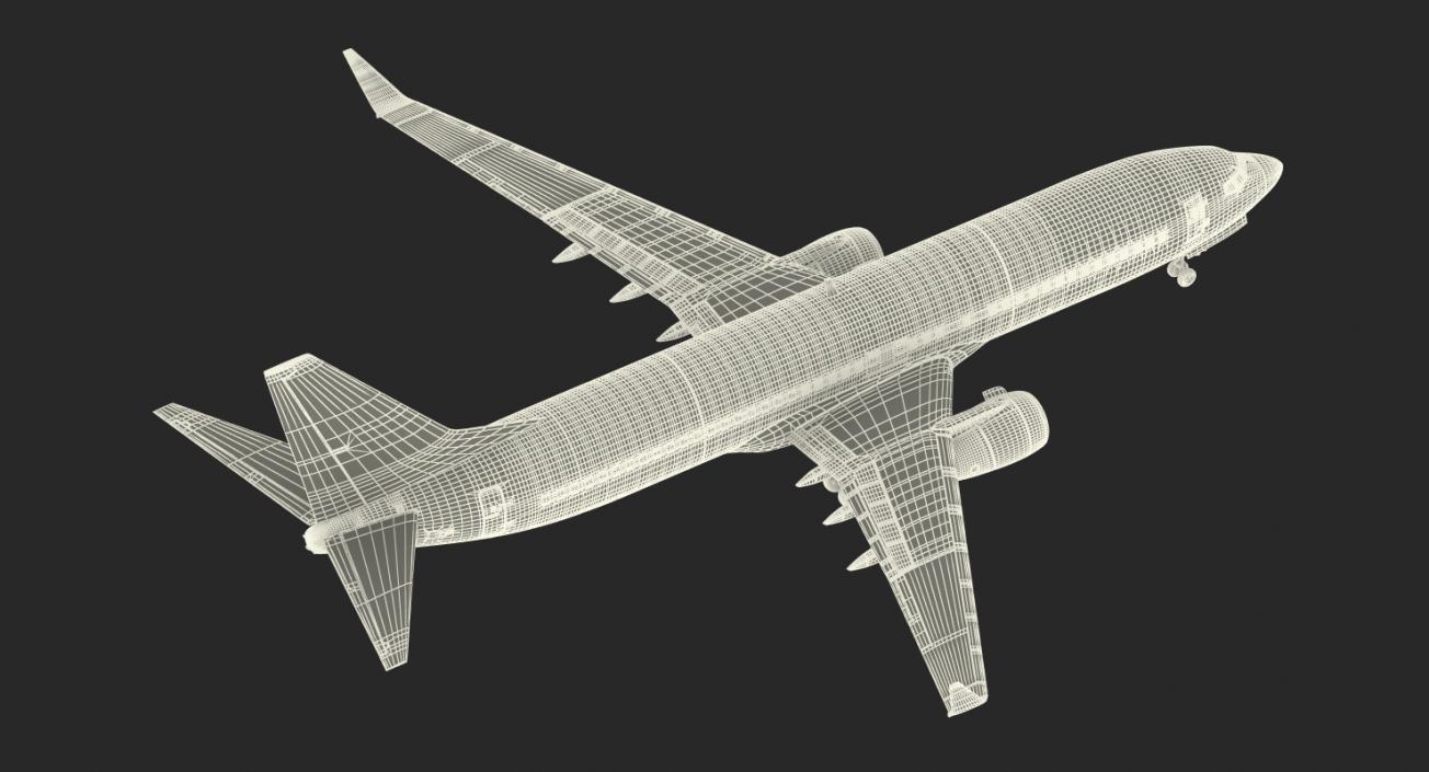 Boeing 737 800 With Interior United Airlines 3d Model 3d