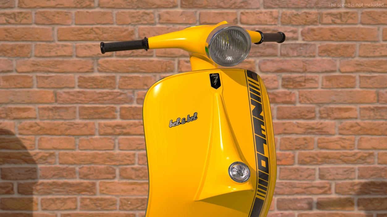 3D model Vespa Standup Z-Scooter Yellow