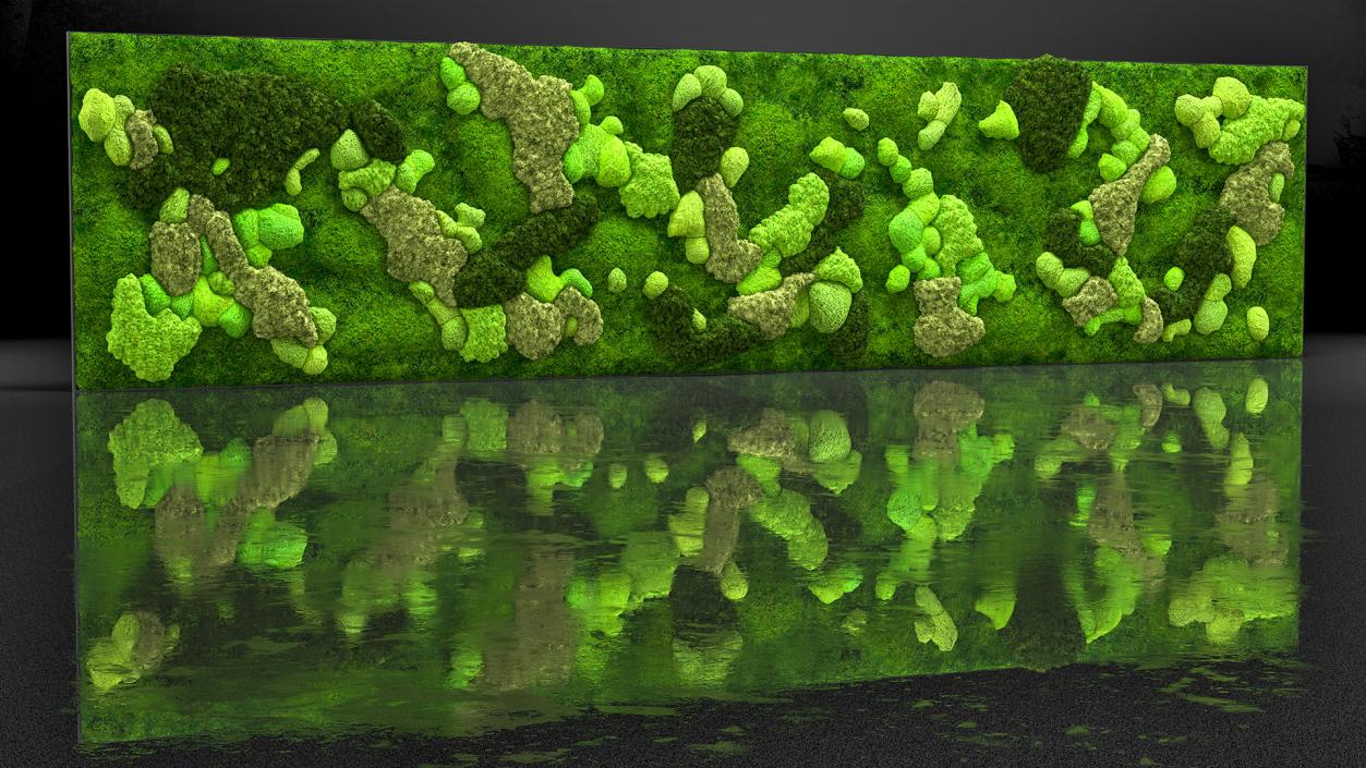Moss Wall 3D model