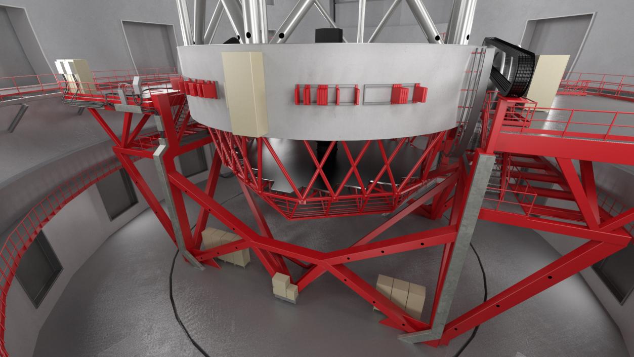 Dome Telescope 3D model