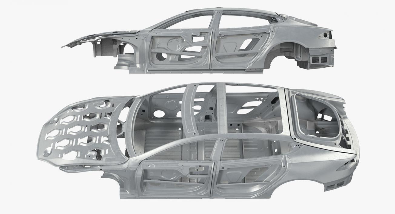 Tesla Model S Frame 3D model
