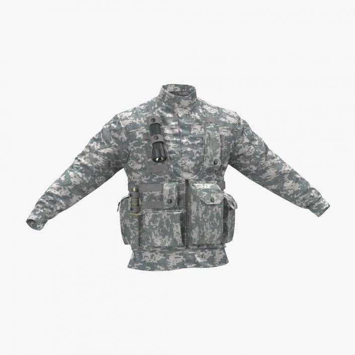 3D model Military Jacket Camo
