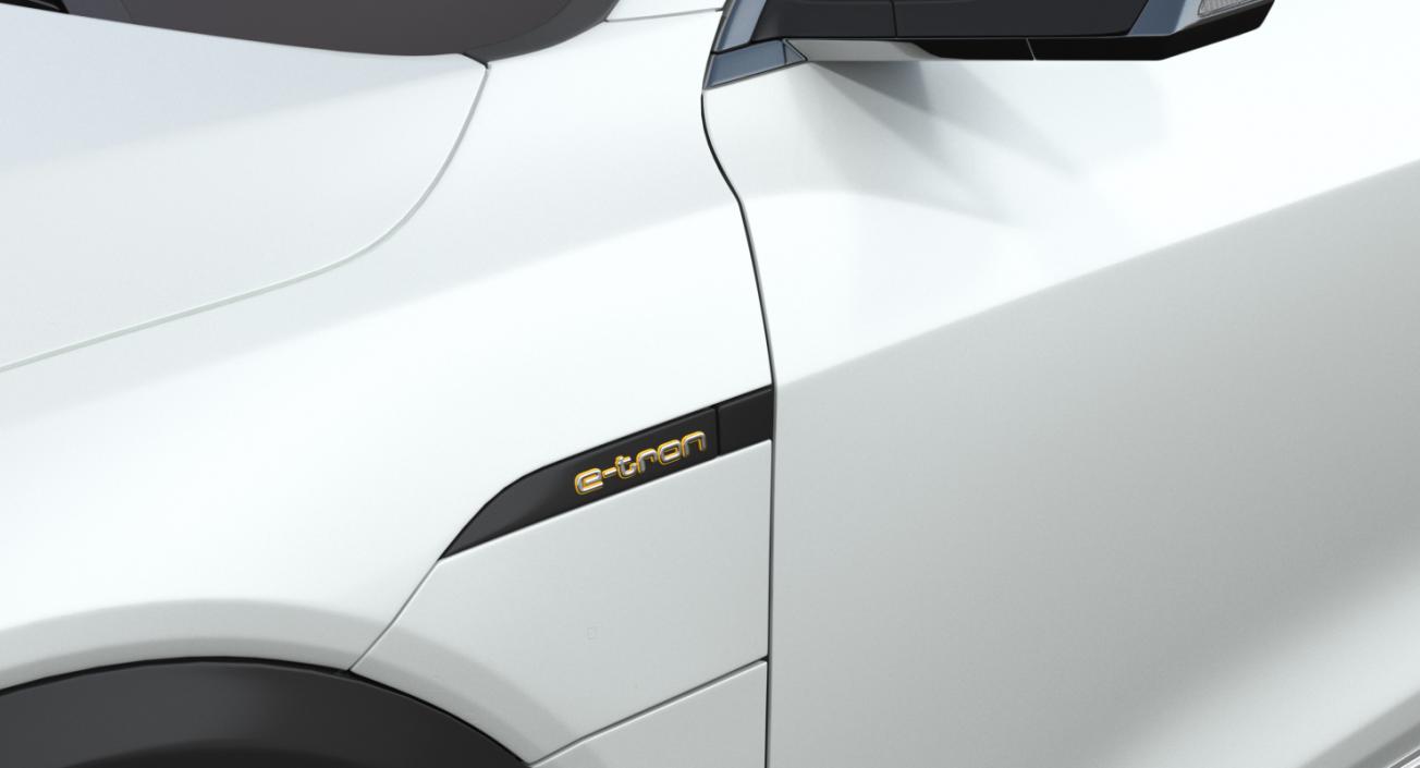 Audi E-tron Simple Interior 3D