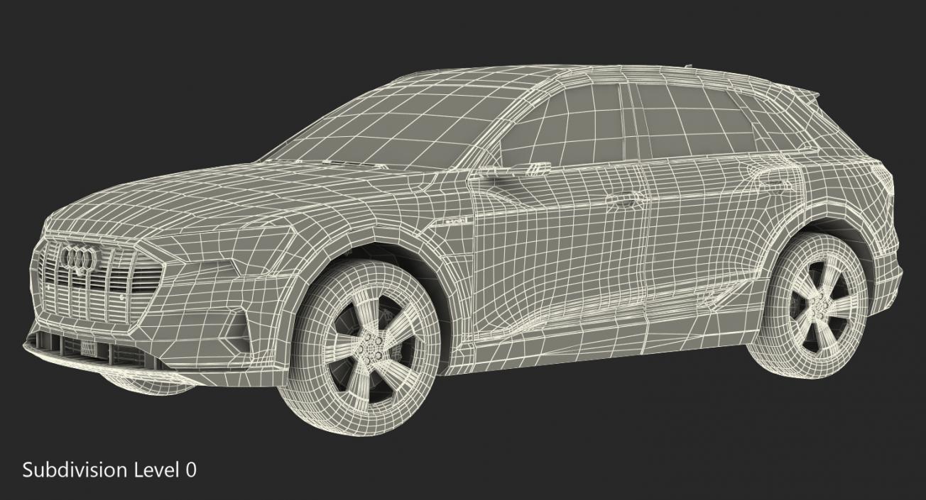 Audi E-tron Simple Interior 3D