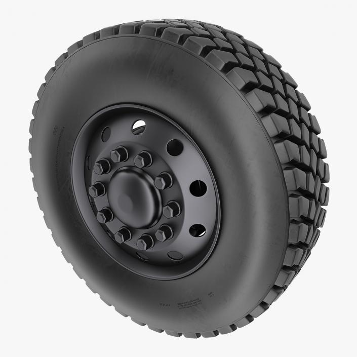 3D Off Road Rim and Tyre