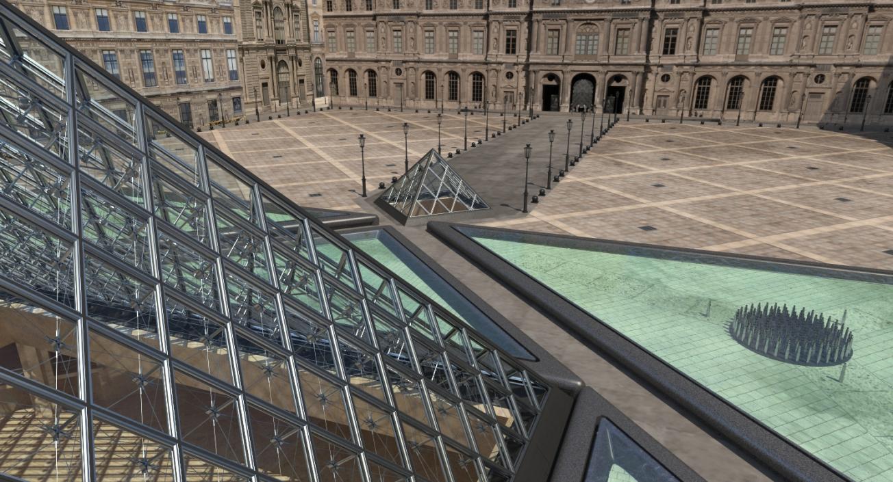 3D model Louvre