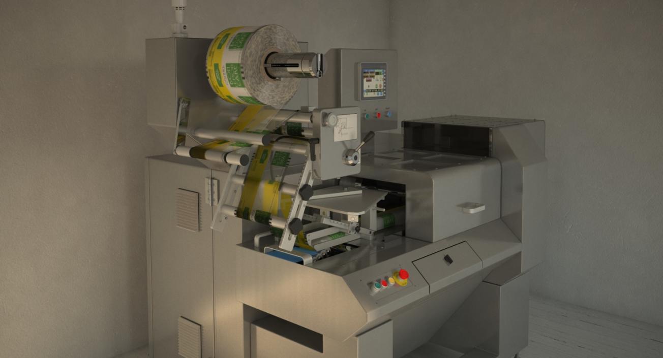 3D model Bakery Foods Packaging Machine