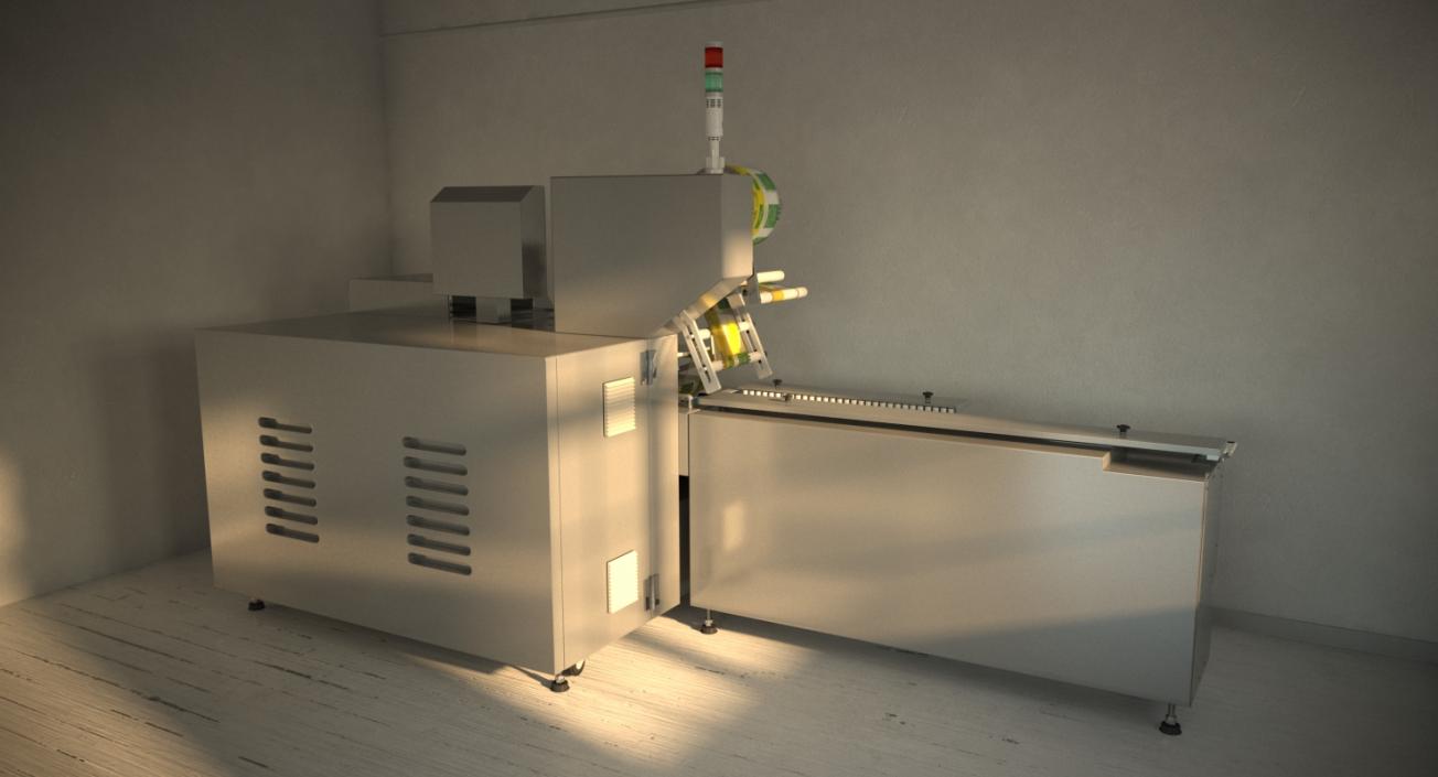 3D model Bakery Foods Packaging Machine