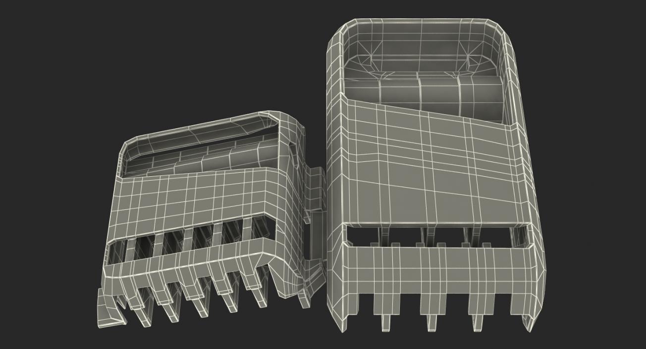 Facom Combination Spanner Set 8-19mm Storage Clip 3D model