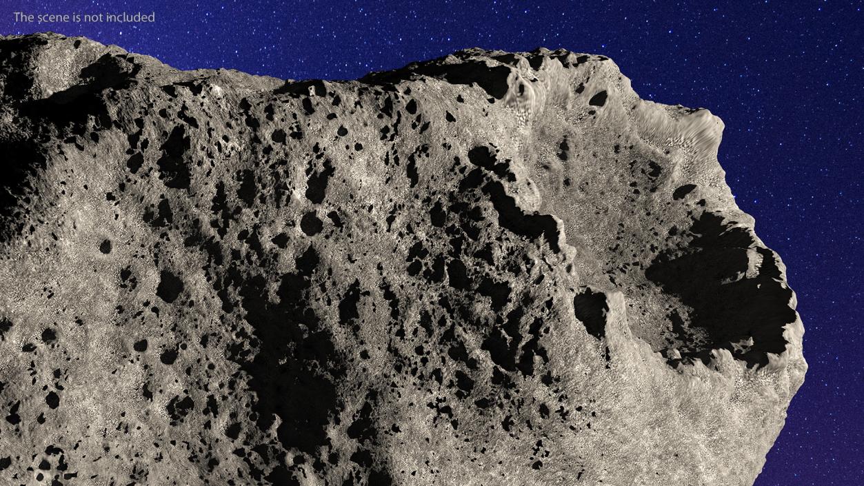 3D model Asteroid 100 Meter in Diameter