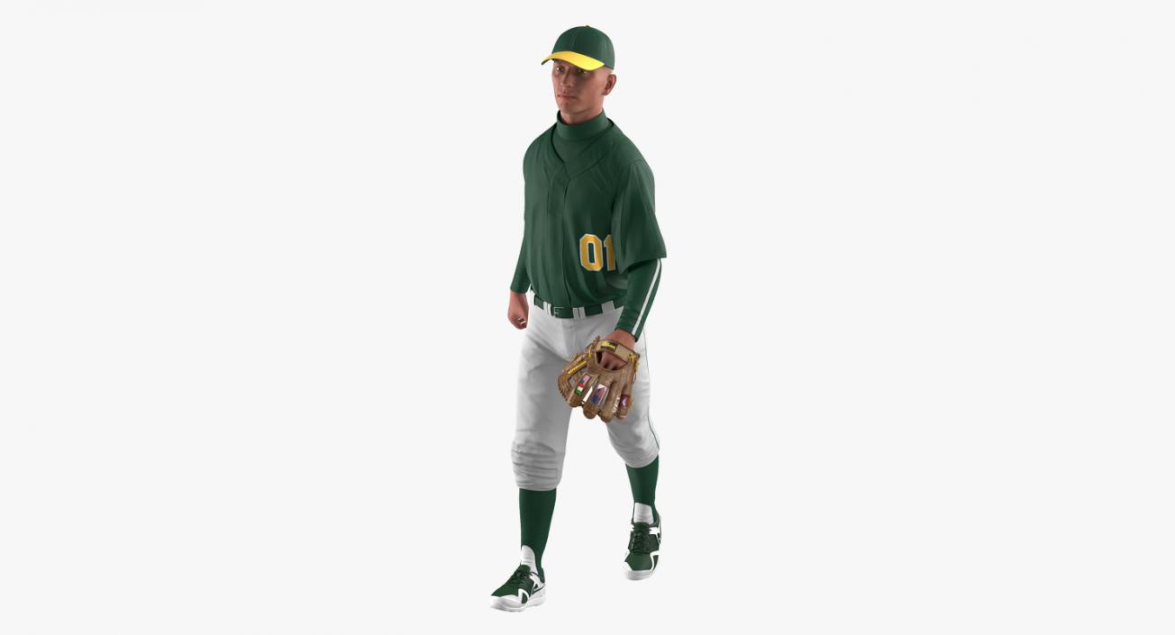3D model Baseball Player Rigged Generic