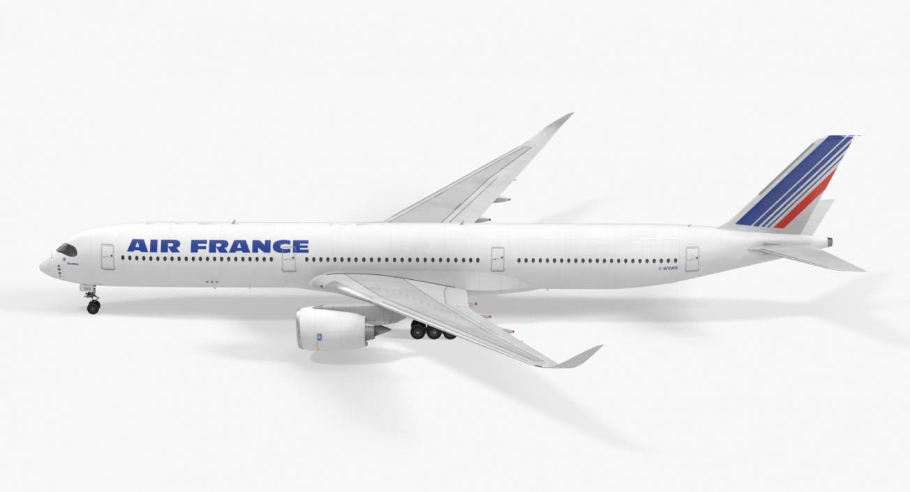 Airbus A350-1000 Air France 3D