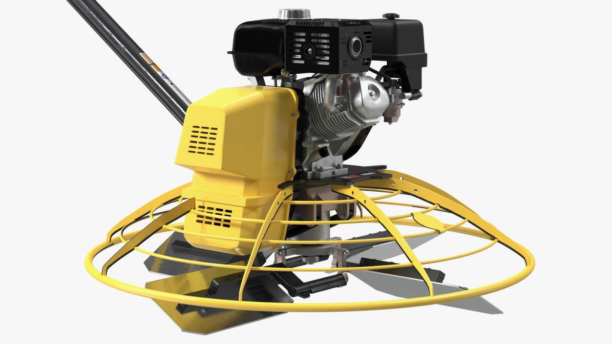 Yellow Power Trowel 3D model