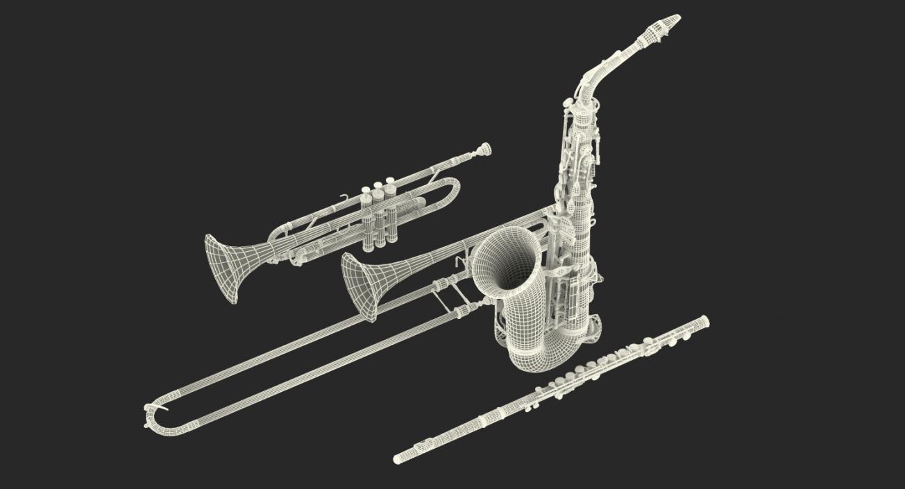 Wind Instruments Collection 2 3D model