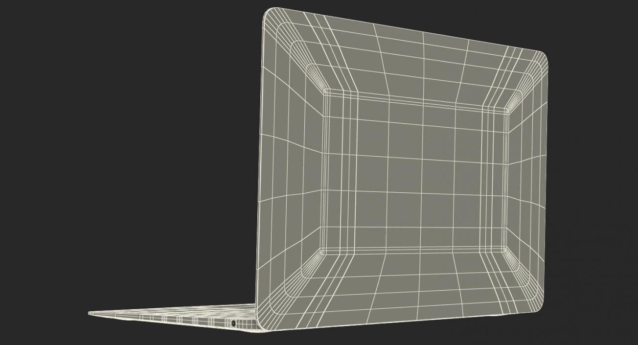 MacBook Air Space Gray 3D