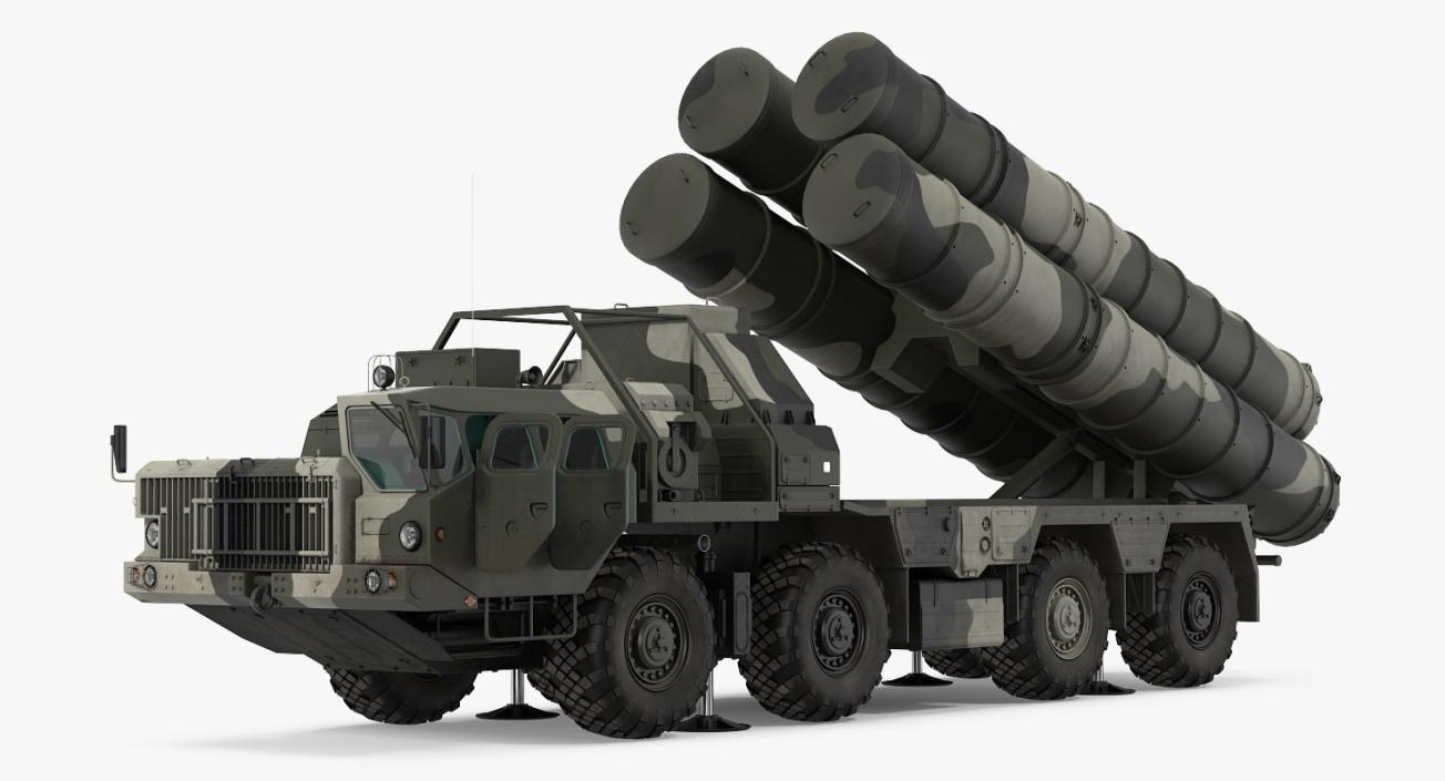 3D model SA-10 Grumble or S-300 Russian Missile System