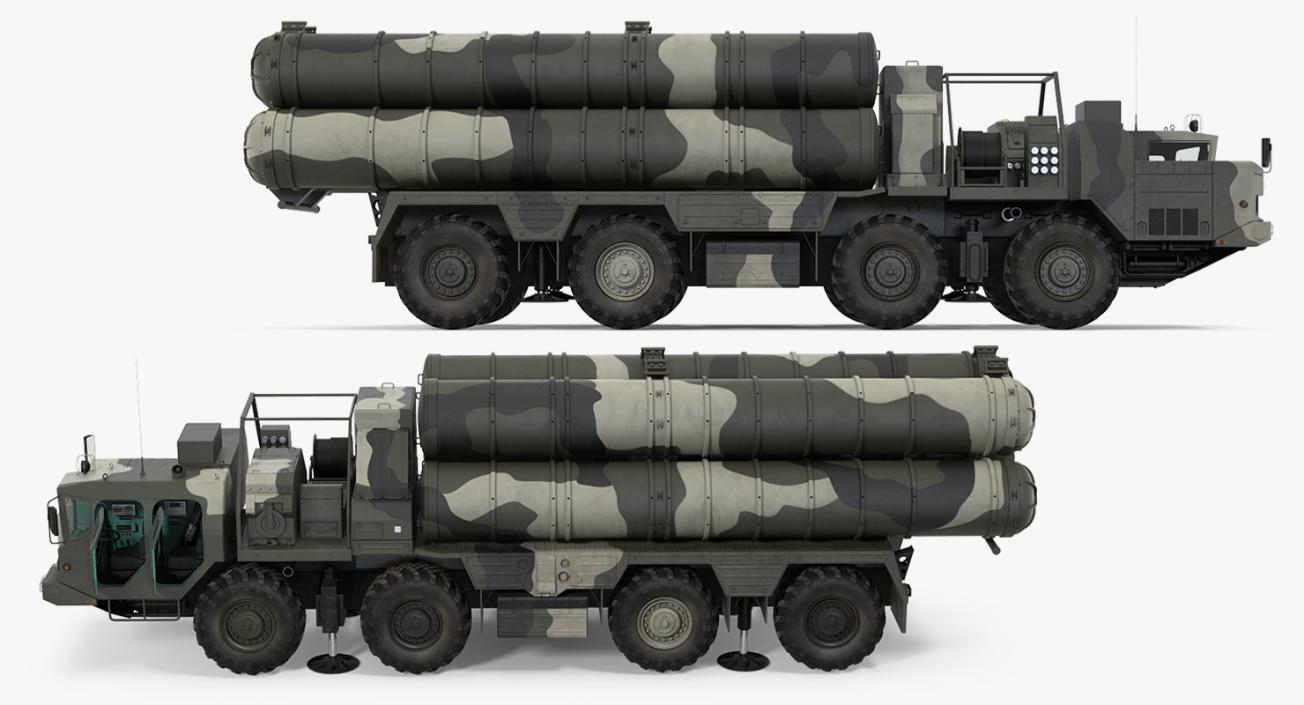 3D model SA-10 Grumble or S-300 Russian Missile System