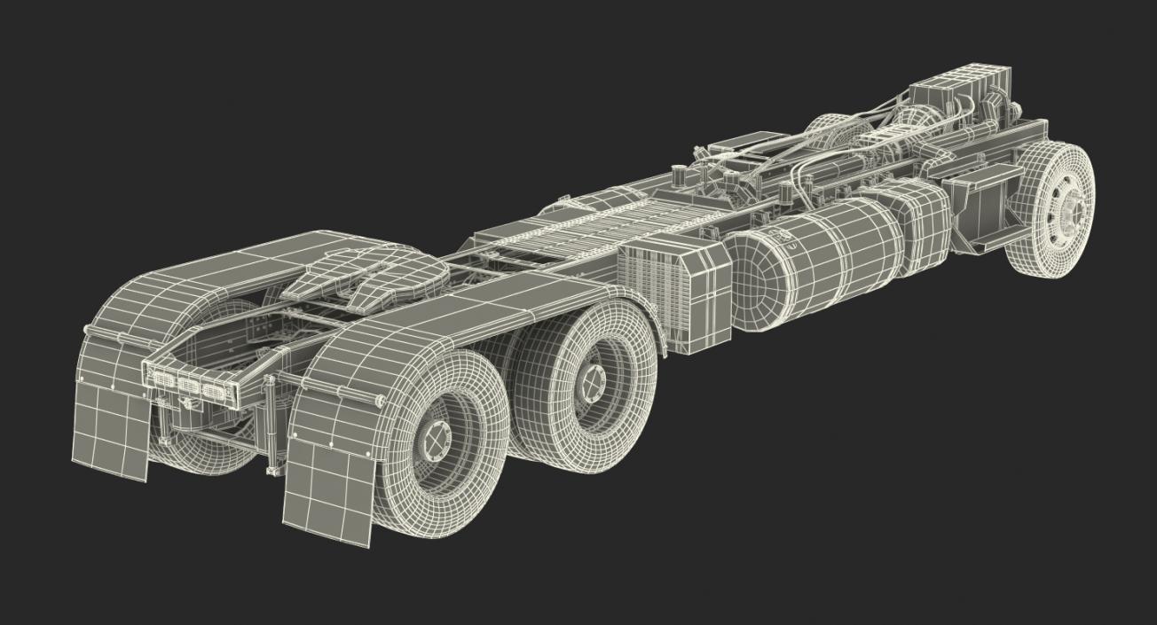 3D Truck Chassis model