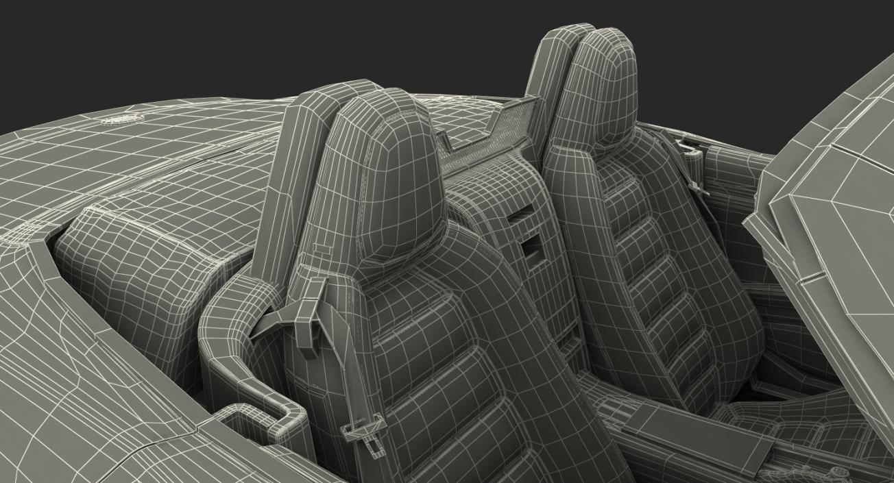 Fiat 124 Spider 2017 Rigged 3D
