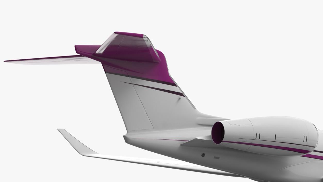 3D Large Business Jet model