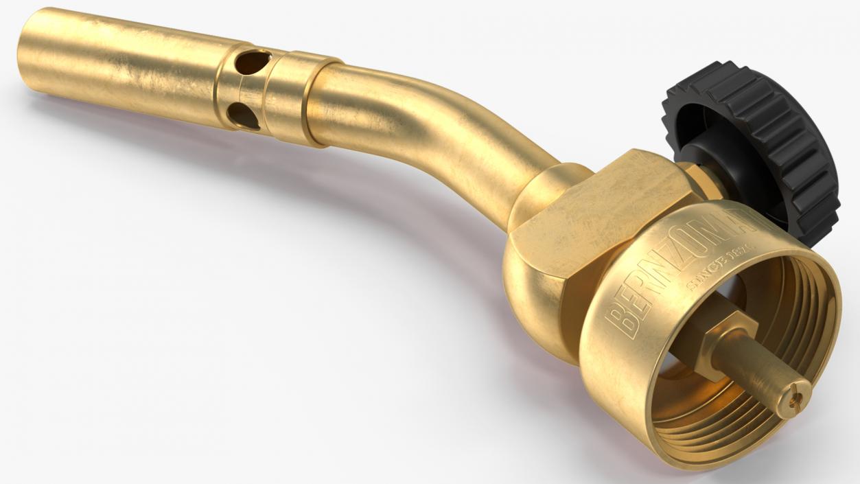 Brass Pencil Flame Propane Torch Head 3D